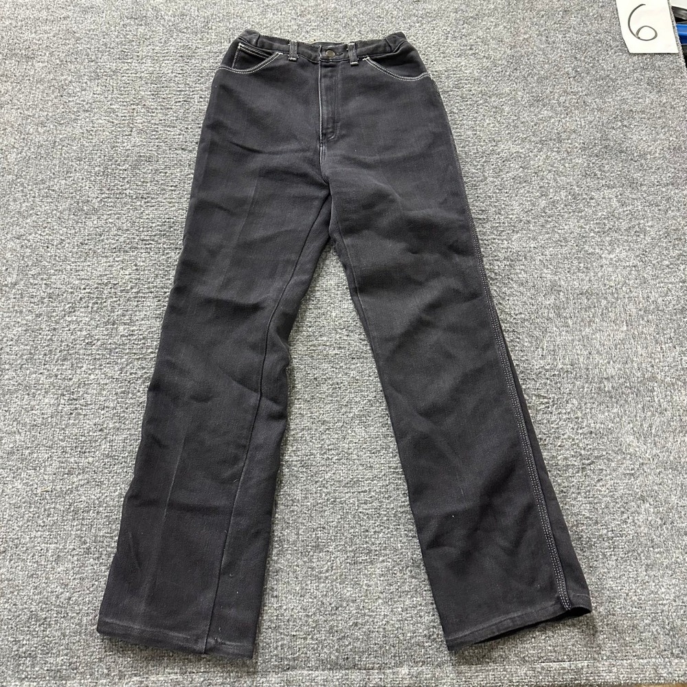 Rocky Mountain Jeans Womens Size 10 Black Western High Waist USA Made Denim